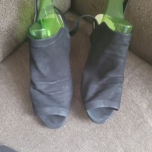 Maya suede wedge sandals